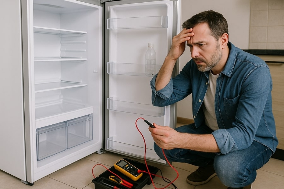 علت کار نکردن ناگهانی یخچال و راه‌های عیب‌یابی آن در خانه